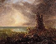 Romantic Landscape with Ruined Tower